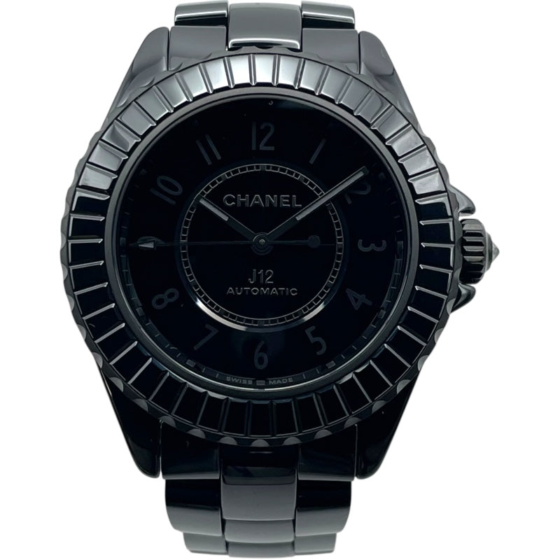 シャネル CHANEL J12 エディションノワール H6347 ブラック セラミック 自動巻き メンズ 腕時計