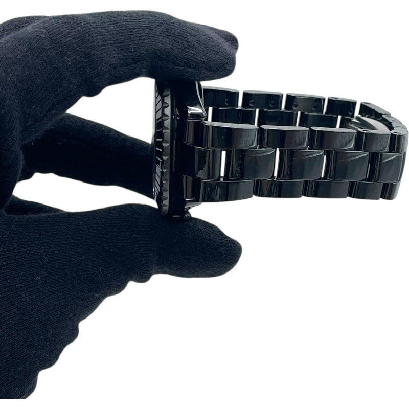 シャネル CHANEL J12 エディションノワール H6347 ブラック セラミック 自動巻き メンズ 腕時計