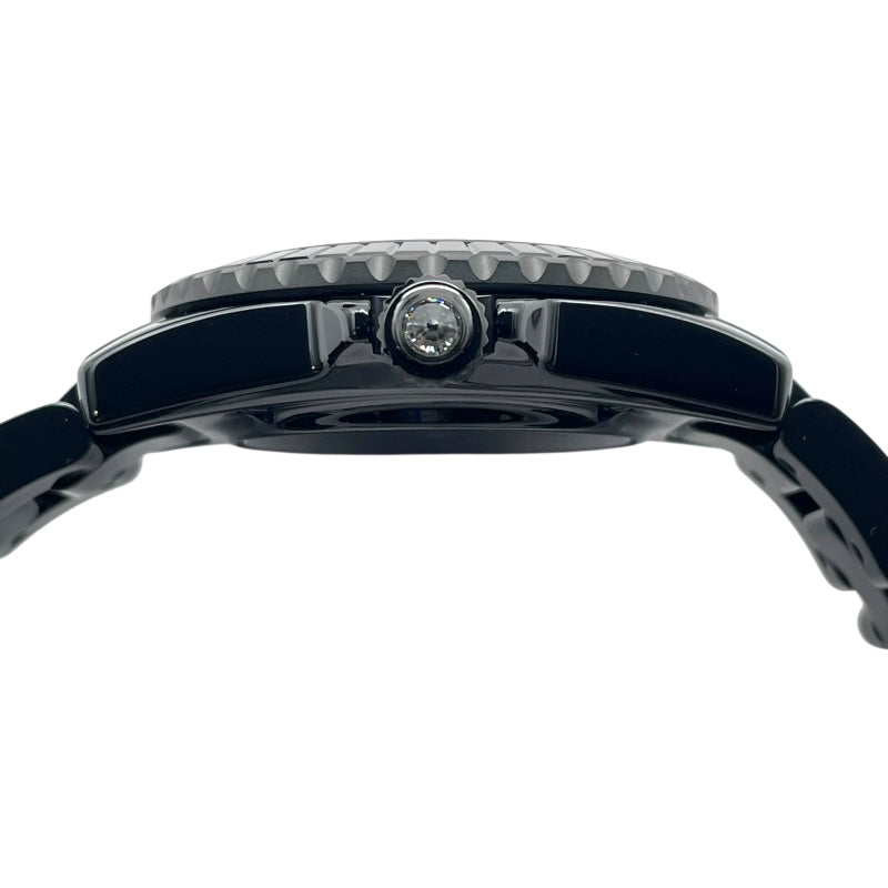 シャネル CHANEL J12 エディションノワール H6347 ブラック セラミック 自動巻き メンズ 腕時計