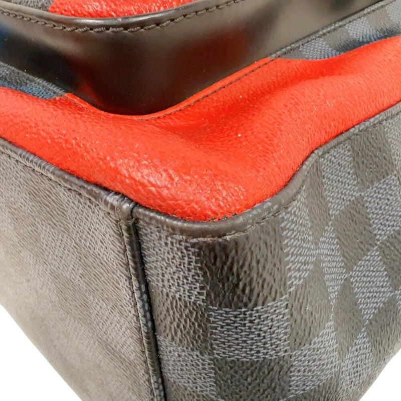 ルイ・ヴィトン LOUIS VUITTON ジョッシュ アメリカズカップ2017 N41612 ブラック　シルバー金具 ダミエ・グラフィット メンズ リュック・デイパック