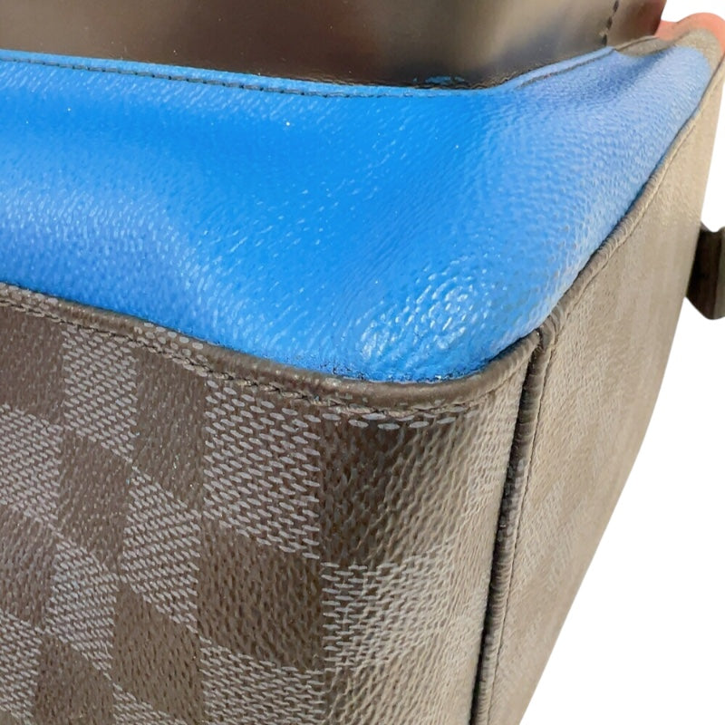 ルイ・ヴィトン LOUIS VUITTON ジョッシュ アメリカズカップ2017 N41612 ブラック　シルバー金具 ダミエ・グラフィット メンズ リュック・デイパック