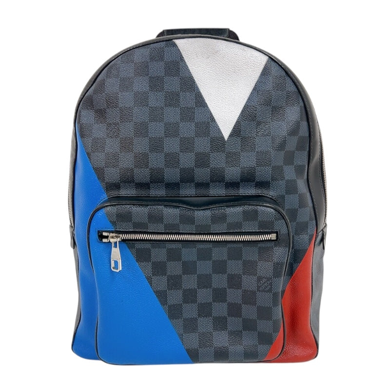 ルイ・ヴィトン LOUIS VUITTON ジョッシュ アメリカズカップ2017 N41612 ブラック　シルバー金具 ダミエ・グラフィット メンズ リュック・デイパック