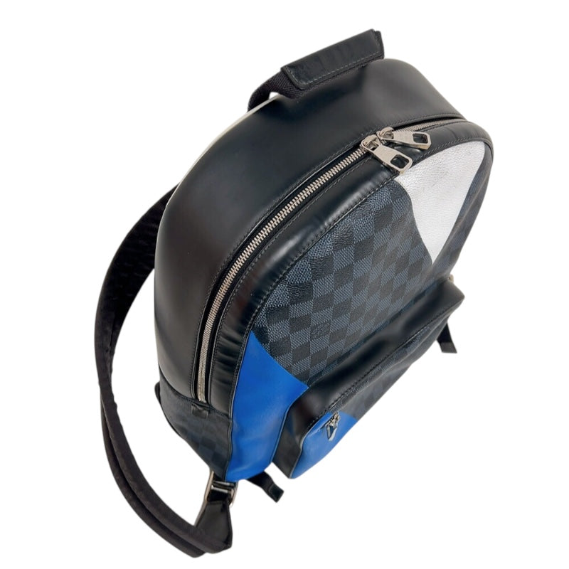 ルイ・ヴィトン LOUIS VUITTON ジョッシュ アメリカズカップ2017 N41612 ブラック　シルバー金具 ダミエ・グラフィット メンズ リュック・デイパック