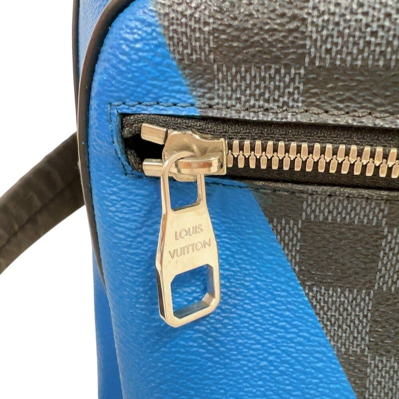 ルイ・ヴィトン LOUIS VUITTON ジョッシュ アメリカズカップ2017 N41612 ブラック　シルバー金具 ダミエ・グラフィット メンズ リュック・デイパック