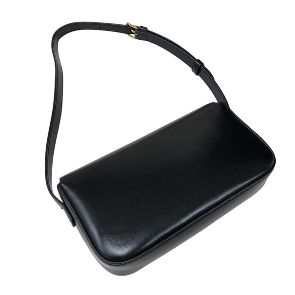 セリーヌ CELINE ショルダーバッグ クロード 194143 ブラック ゴールド金具 カーフ レディース ショルダーバッグ