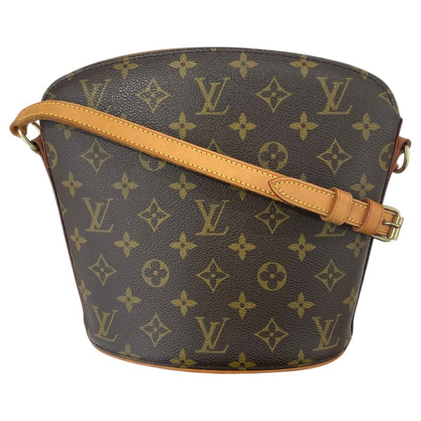 ルイ・ヴィトン LOUIS VUITTON ドルーオ M51290 ブラウン ゴールド金具 PVC モノグラム レディース ショルダーバッグ