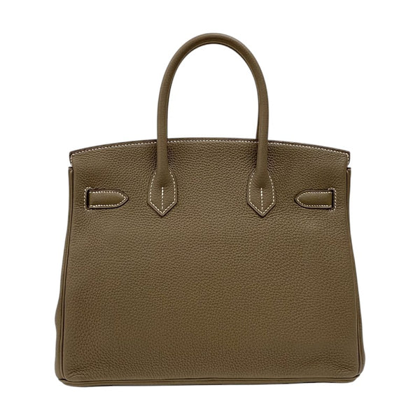 エルメス HERMES バーキン30 Y刻 エトゥープ シルバー金具 トゴ レディース ハンドバッグ
