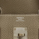 エルメス HERMES バーキン30 Y刻 エトゥープ シルバー金具 トゴ レディース ハンドバッグ