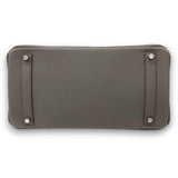エルメス HERMES バーキン35 □P刻 エタン シルバー金具 トリヨンクレマンス レディース ハンドバッグ