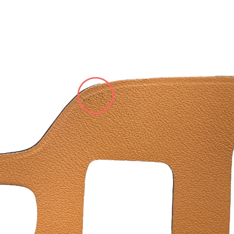 エルメス HERMES パランクスブレスレット T2 エトゥープ シルバー金具 スイフト アクセサリー