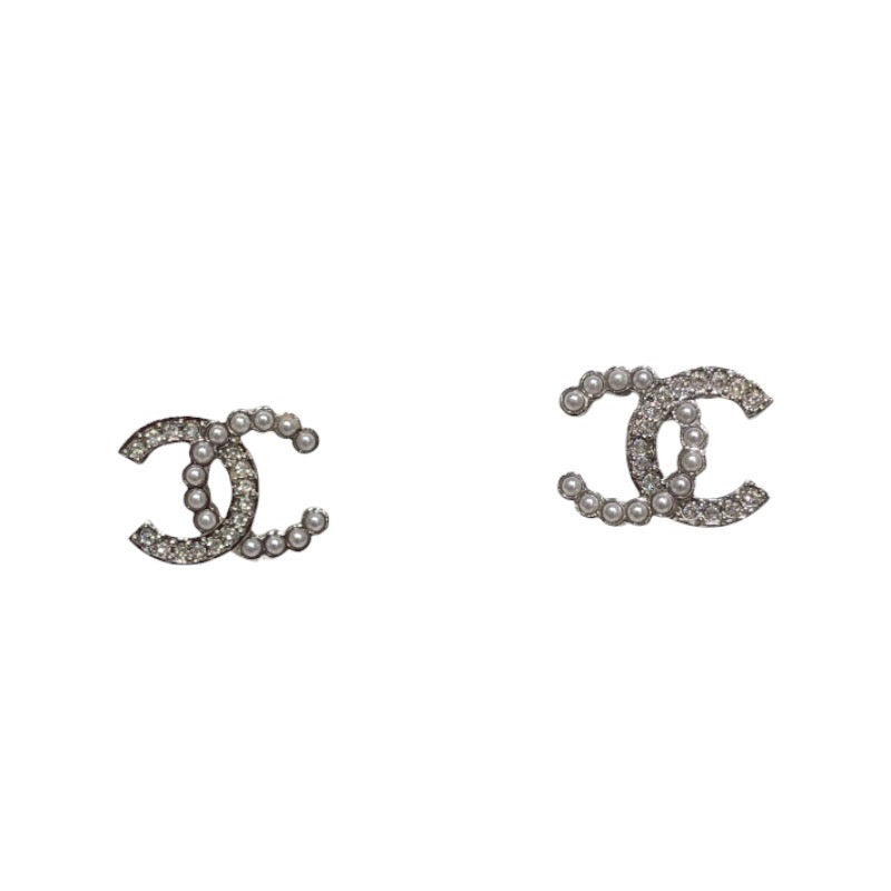 シャネル CHANEL ココマークピアス シルバー メタル・パール・ストラス アクセサリー
