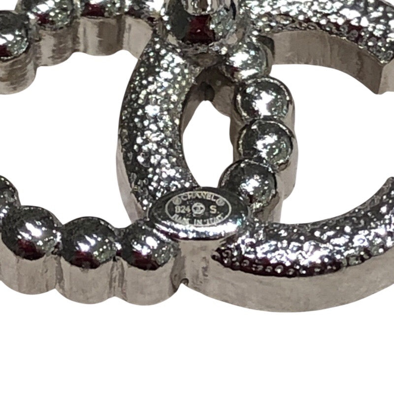シャネル CHANEL ココマークピアス シルバー メタル・パール・ストラス アクセサリー