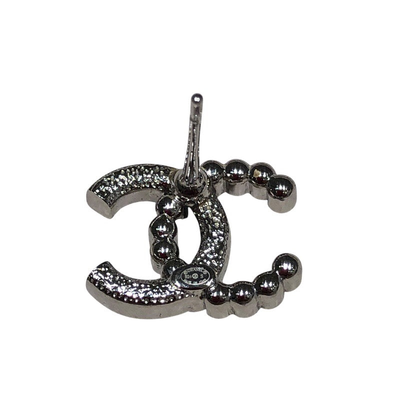 シャネル CHANEL ココマークピアス シルバー メタル・パール・ストラス アクセサリー