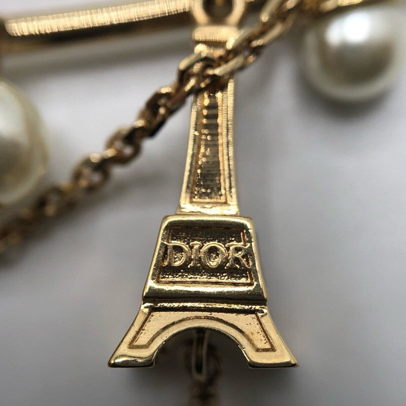 クリスチャン・ディオール Christian Dior ブランドゥパリ ブローチ メタル/パール ジュエリー