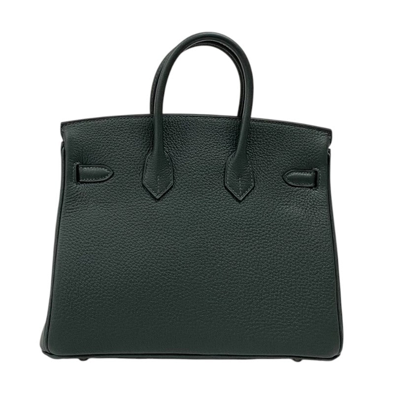 エルメス HERMES バーキン25 K刻 ヴェールフォンセ シルバー金具 トゴ レディース ハンドバッグ
