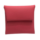 エルメス HERMES バスティアヴェルソ　スペシャルオーダー ローズアザレ エプソン レディース コインケース