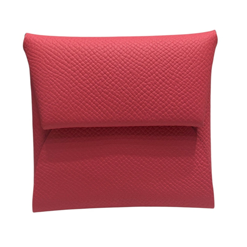 エルメス HERMES バスティアヴェルソ　スペシャルオーダー ローズアザレ エプソン レディース コインケース