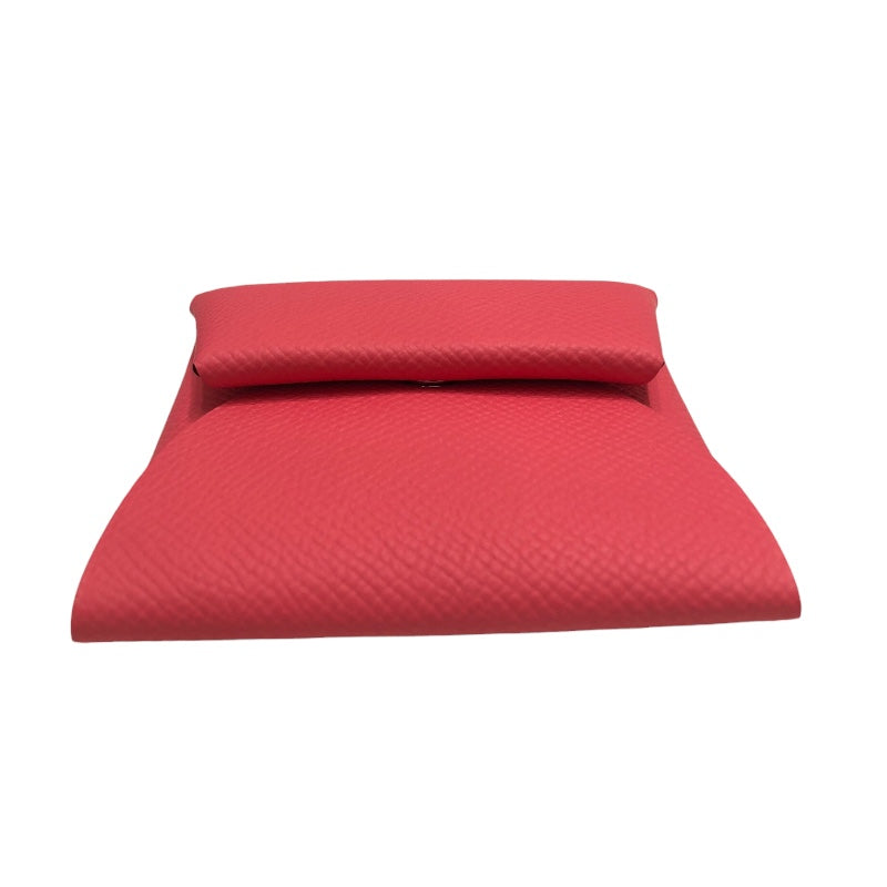 エルメス HERMES バスティアヴェルソ　スペシャルオーダー ローズアザレ エプソン レディース コインケース