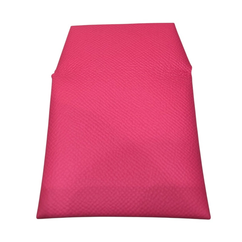 エルメス HERMES バスティアヴェルソ　スペシャルオーダー ローズアザレ エプソン レディース コインケース