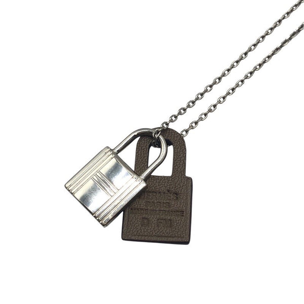 エルメス HERMES オーケリーPM エトゥープ×シルバー スイフト/メタル ジュエリー