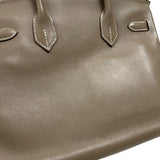 エルメス HERMES バーキン30 □J刻 エトゥープ シルバー金具 スイフト レディース ハンドバッグ