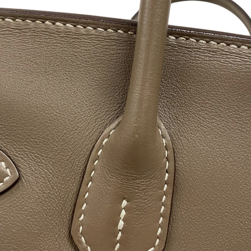 エルメス HERMES バーキン30 □J刻 エトゥープ シルバー金具 スイフト レディース ハンドバッグ