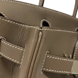 エルメス HERMES バーキン30 □J刻 エトゥープ シルバー金具 スイフト レディース ハンドバッグ