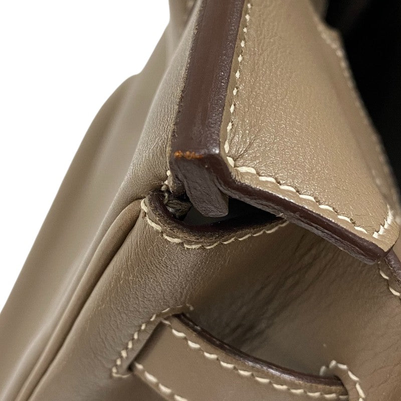 エルメス HERMES バーキン30 □J刻 エトゥープ シルバー金具 スイフト レディース ハンドバッグ