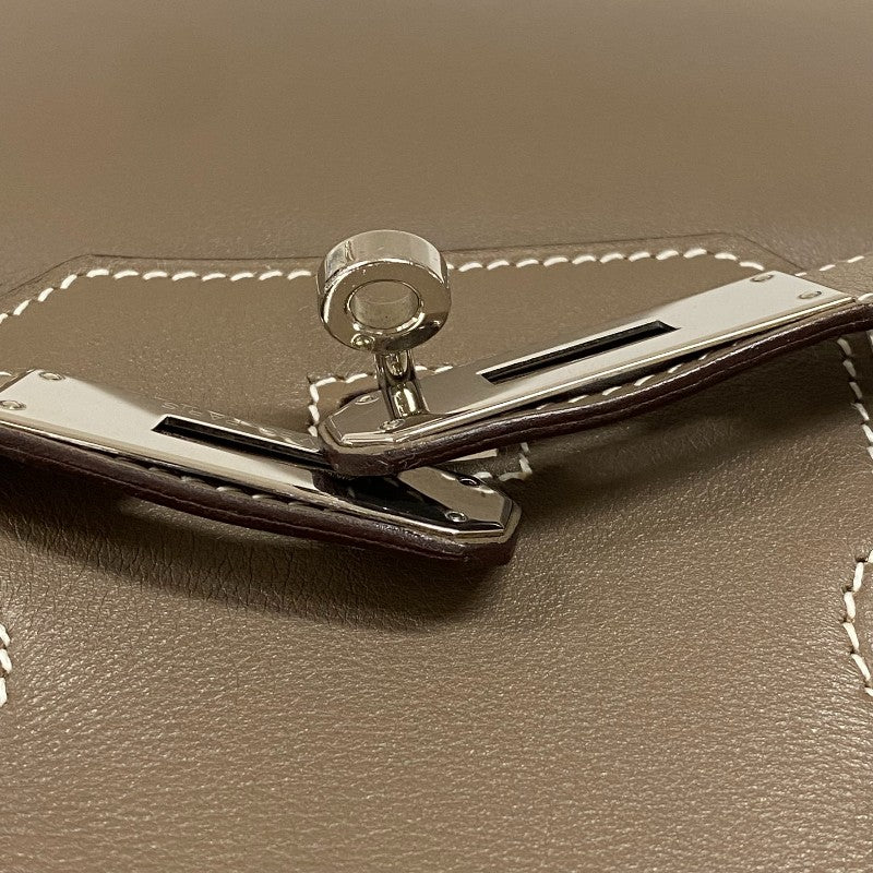 エルメス HERMES バーキン30 □J刻 エトゥープ シルバー金具 スイフト レディース ハンドバッグ