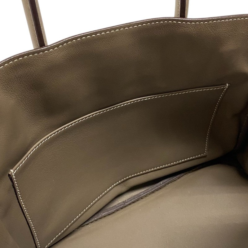 エルメス HERMES バーキン30 □J刻 エトゥープ シルバー金具 スイフト レディース ハンドバッグ