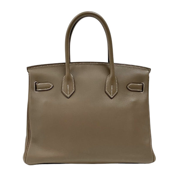 エルメス HERMES バーキン30 □J刻 エトゥープ シルバー金具 スイフト レディース ハンドバッグ