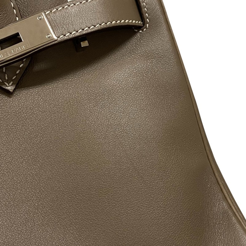 エルメス HERMES バーキン30 □J刻 エトゥープ シルバー金具 スイフト レディース ハンドバッグ