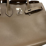 エルメス HERMES バーキン30 □J刻 エトゥープ シルバー金具 スイフト レディース ハンドバッグ