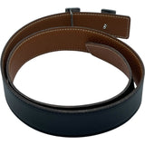 エルメス HERMES コンスタンス ベルト 75cm □F刻 ブラック・ゴールド ガリバー・トゴ レディース ベルト