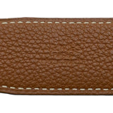 エルメス HERMES コンスタンス ベルト 75cm □F刻 ブラック・ゴールド ガリバー・トゴ レディース ベルト