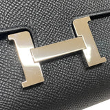 エルメス HERMES コンスタンストゥーゴー K刻 ブラック シルバー金具 エプソン レディース ショルダーバッグ クラッチバッグ