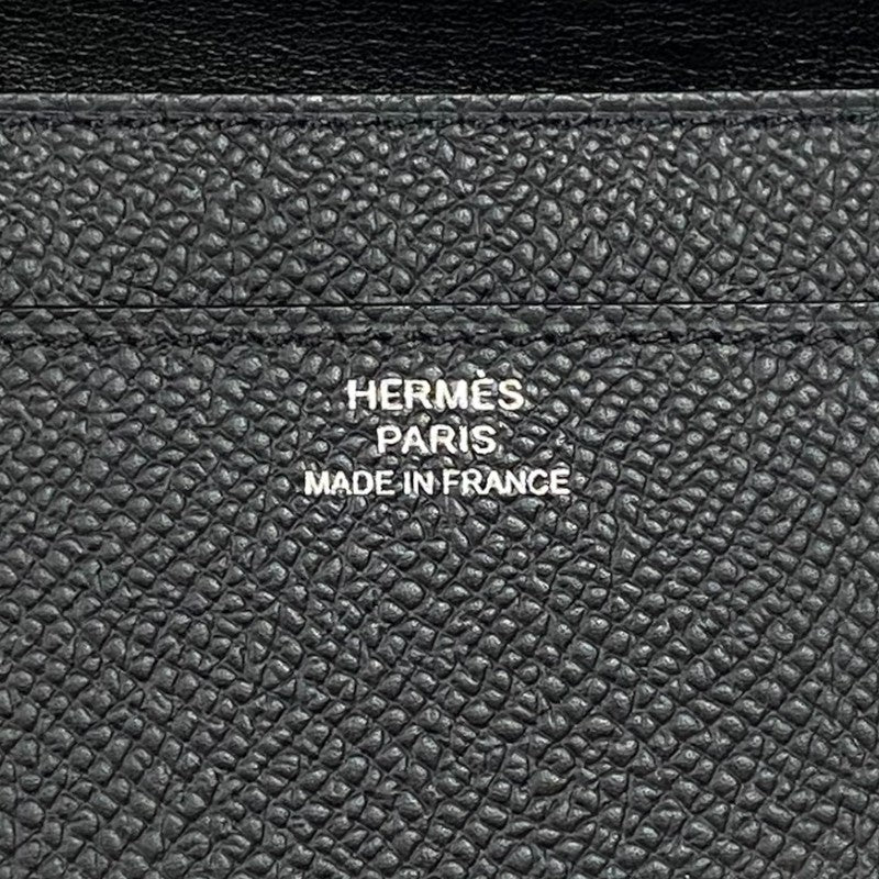 エルメス HERMES コンスタンストゥーゴー K刻 ブラック シルバー金具 エプソン レディース ショルダーバッグ クラッチバッグ