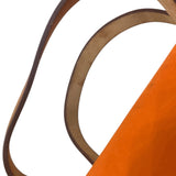 エルメス HERMES カバックエラン □L刻印 オレンジ　ゴールド トワル・ハンター レディース ハンドバッグ
