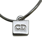 クリスチャン・ディオール Christian Dior キューブネックレス シルバー SV レディース ネックレス