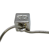 クリスチャン・ディオール Christian Dior キューブネックレス シルバー SV レディース ネックレス