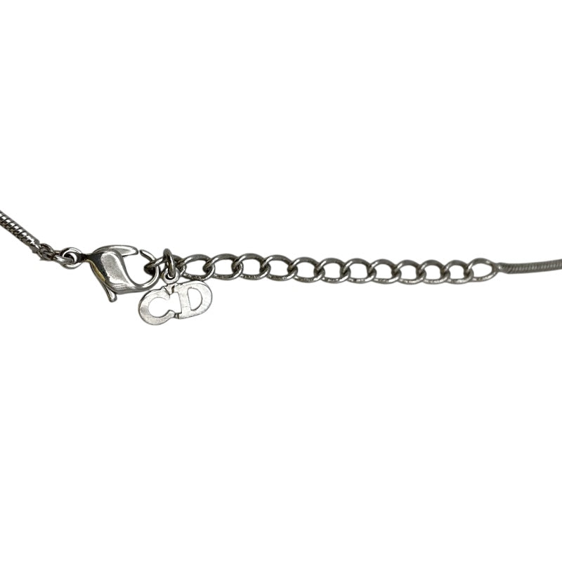 クリスチャン・ディオール Christian Dior キューブネックレス シルバー SV レディース ネックレス