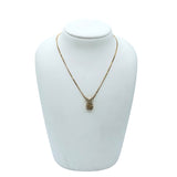 クリスチャン・ディオール Christian Dior ロゴネックレス ゴールド メタル/ストラス アクセサリー