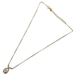 クリスチャン・ディオール Christian Dior ロゴネックレス ゴールド メタル/ストラス アクセサリー