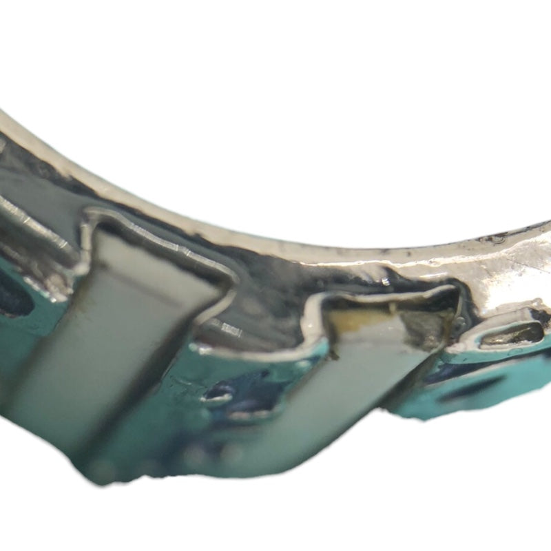 クリスチャン・ディオール Christian Dior トロッターリング ブルー メタル リング・指輪