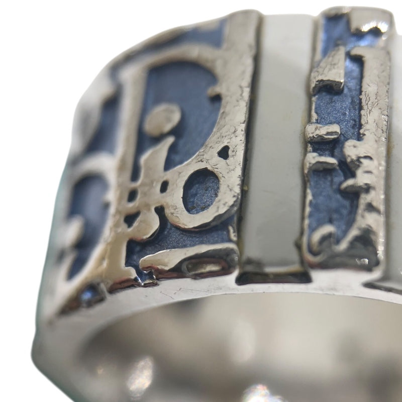 クリスチャン・ディオール Christian Dior トロッターリング ブルー メタル リング・指輪