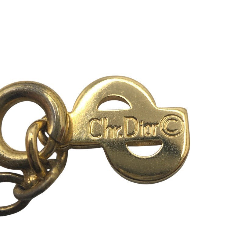 クリスチャン・ディオール Christian Dior ロゴネックレス メタル