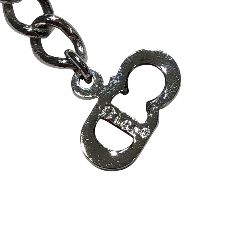 クリスチャン・ディオール Christian Dior キューブネックレス シルバー メッキ アクセサリー