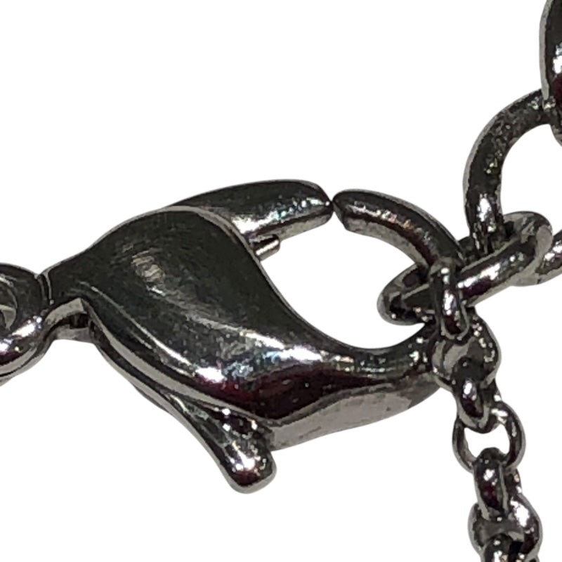 クリスチャン・ディオール Christian Dior キューブネックレス シルバー メッキ アクセサリー