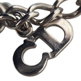 クリスチャン・ディオール Christian Dior ロゴネックレス シルバー メタル アクセサリー