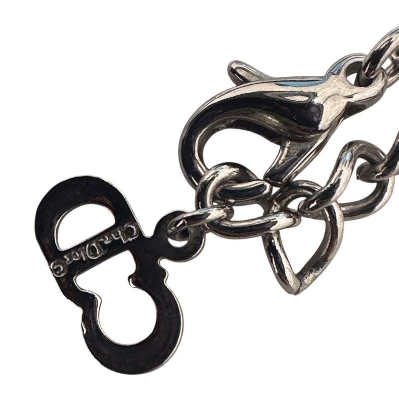 クリスチャン・ディオール Christian Dior ロゴネックレス シルバー メタル アクセサリー